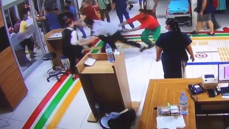    Əvvəl arvadını sonra həkimləri döydü   