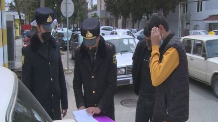    Xızıda sürücü və dostu polislərə müqavimət göstərdi   