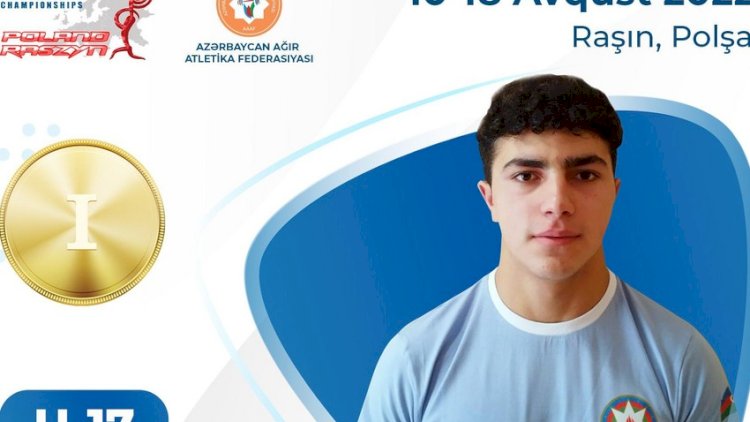    Azərbaycan ağırlıqqaldıranı Avropa çempionu oldu   