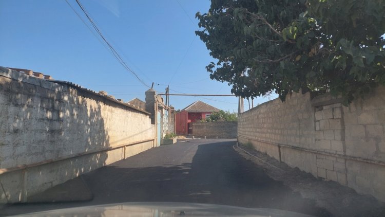    Abşeronda şəhidin ailəsinin istəyi ilə yaşadıqları küçə asfaltlandı   