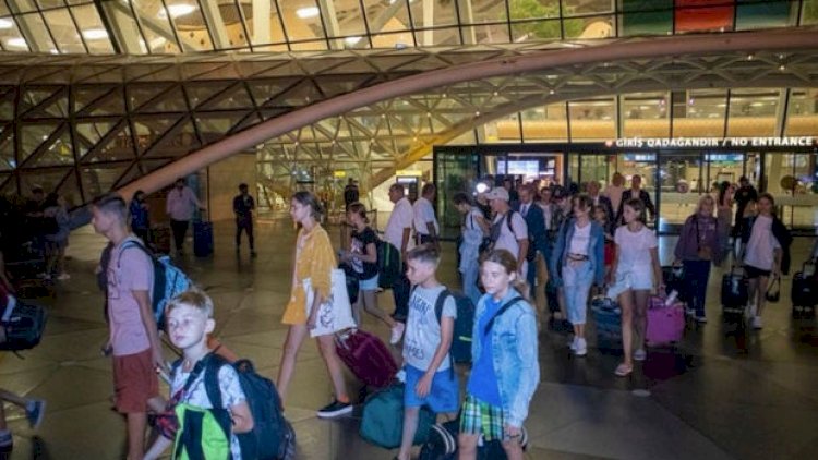    Heydər Əliyev Fondunun dəstəyi ilə ukraynalı uşaqlar Bakıda reabilitasiya keçəcək - Fotolar   