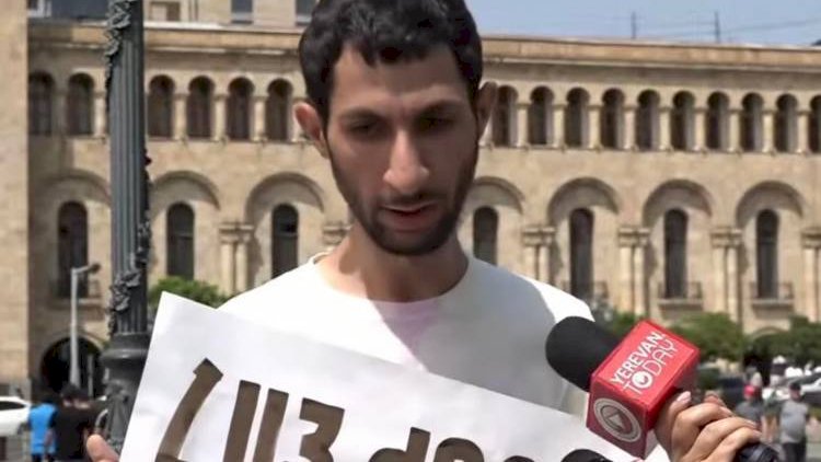   İrəvanda aksiya: Ermənilər Laçının boşaldılmasıyla barışmaq istəmir   