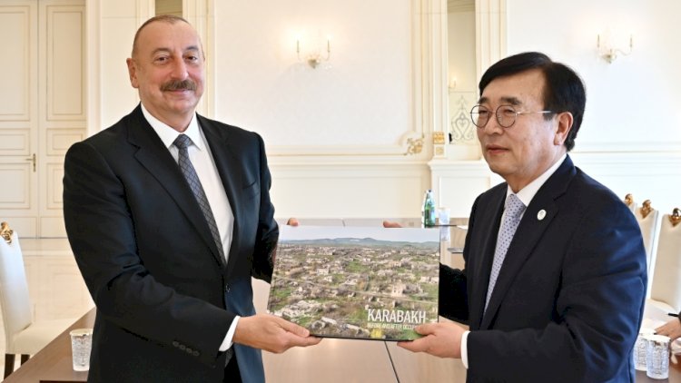    Prezident Koreyanın xüsusi nümayəndəsini qəbul etdi   