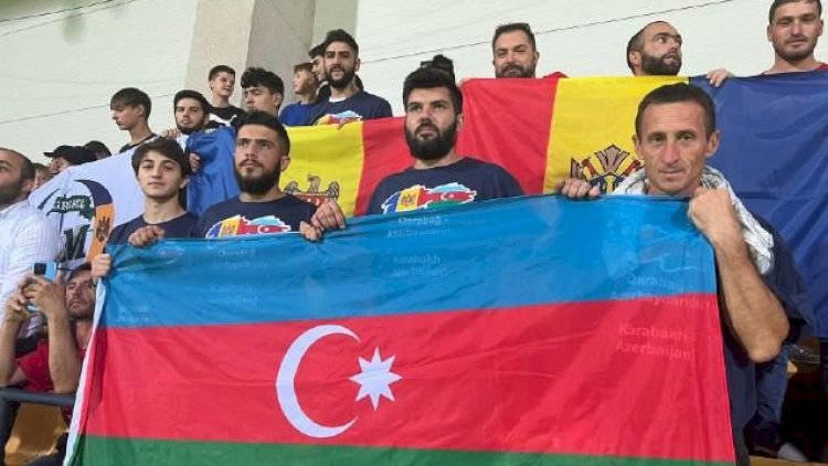    “Şerif”in erməni klubu ilə oyununda “Qarabağ Azərbaycandır” aksiyası   - Fotolar