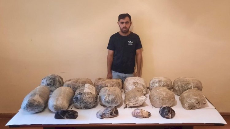    Sərhəd pozucusu 14 kiloqram narkotiklə tutuldu   