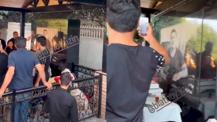    “Loti Quli”nin məzarı üstündə doğum günü qeyd olundu - Video   