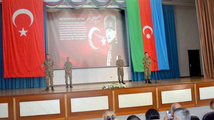    Hərbi İnstitutda Türkiyənin Zəfər Bayramı qeyd olundu - Video   