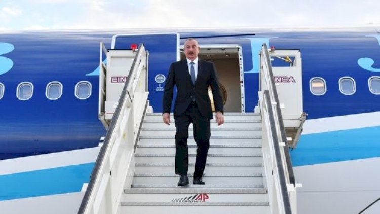    İlham Əliyev İtaliyaya işgüzar səfərə getdi   