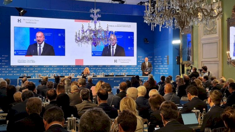    İlham Əliyev İtaliyada beynəlxalq forumda iştirak edir   