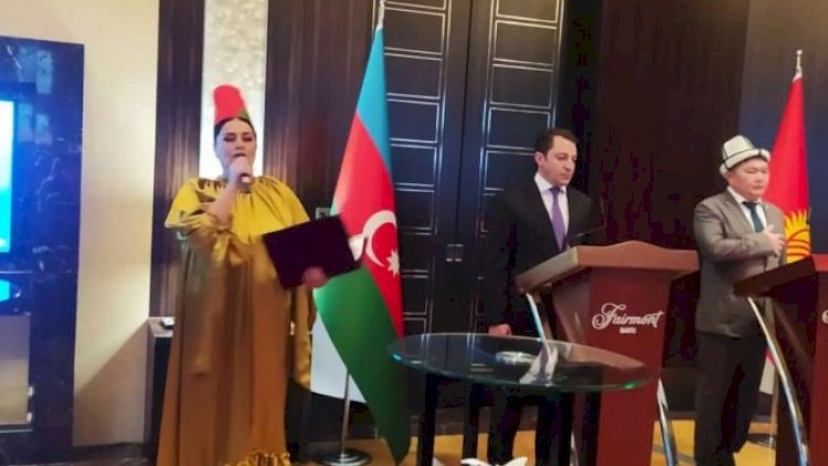    Elza Seyidcahan Qırğız himnini ifa etdi   
