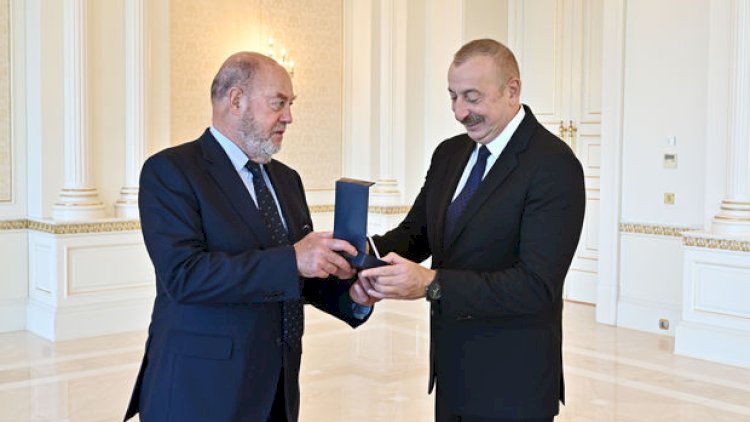    İlham Əliyev Dünya və Avropa Karate Federasiyasının prezidentini qəbul etdi - Fotolar   