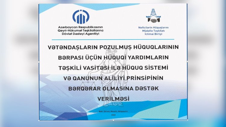    Vətəndaşlara pulsuz hüquqi yardım göstəriləcək   