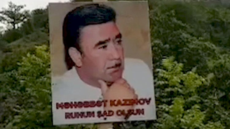    Məhəbbət Kazımovun fotosu doğulduğu kənddə asıldı - VİDEO   