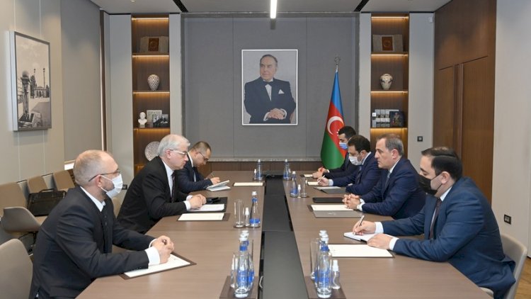    Ceyhun Bayramov Rusiya XİN başçısının xüsusi nümayəndəsi ilə görüşdü   