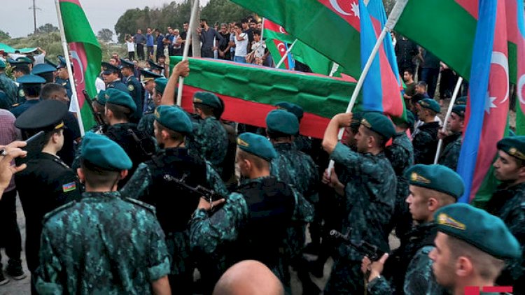    Şəhidimiz Saatlıda dəfn edildi - Fotolar   