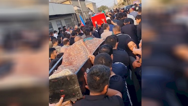    Bakıda ürək dağlayan mənzərə: Övladının şəhid xəbərinə dözməyən ata və oğulun tabutu yan-yana -   VİDEO