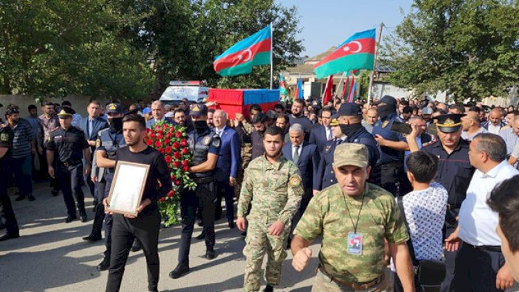    Suraxanıda şəhidimiz son mənzilə yola salındı - Fotolar   