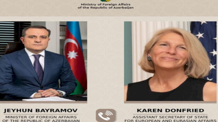    Ceyhun Bayramov Blinkenin köməkçisi ilə telefonla danışdı   