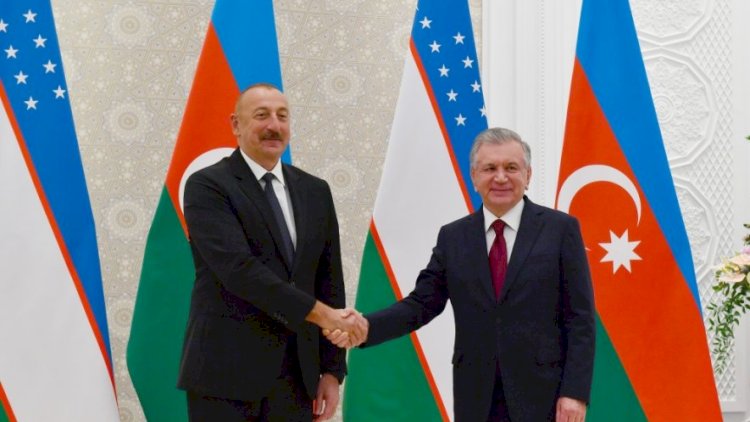    İlham Əliyev Şavkat Mirziyoyevlə görüşüb - FOTO   