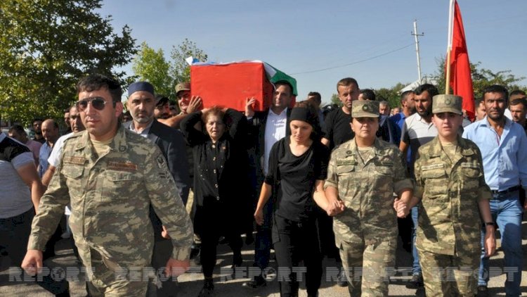    Şəhid gizir Seyfəddin Muradov Ağstafada torpağa tapşırıldı   