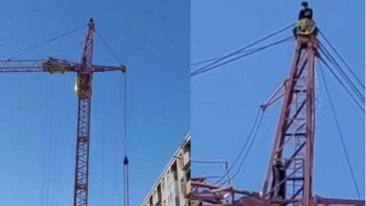    Masazırda gənc intihara cəhd edir - Video   