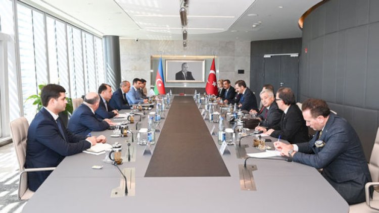    Mikayıl Cabbarov Bağdad Amreyev və Mustafa Rifat Hisarcıklıoğlu ilə görüşdü   