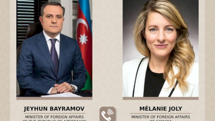    Ceyhun Bayramov Kanadanın xarici işlər naziri ilə telefonla danışdı   