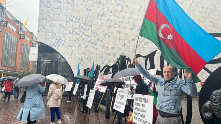    Niderlandda Ermənistanın təxribatlarına etiraz aksiyası keçirildi - Fotolar   