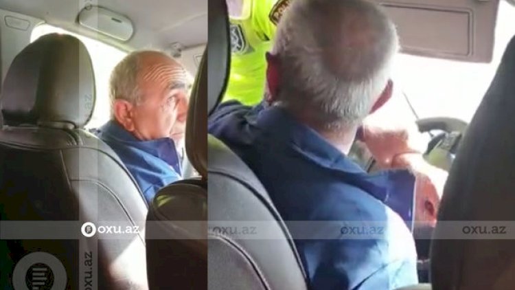    Bakıda yol polisi ilə sürücü arasında İNSİDENT – VİDEO   