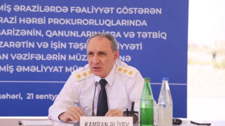    Baş prokuror Ağdamda əməliyyat müşavirəsi keçirir - FOTO   