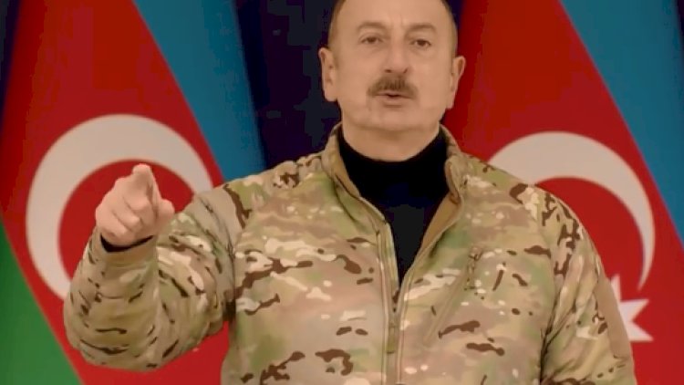    İlham Əliyev Laçın şəhərində Azərbaycan Bayrağını ucaldıb   