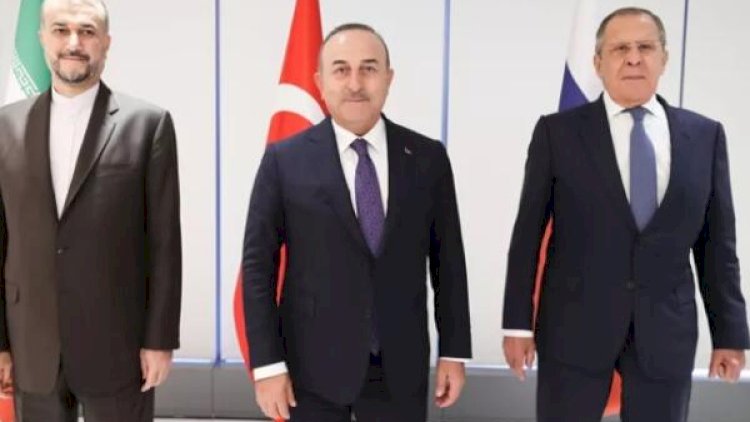    Türkiyə, Rusiya və İran XİN rəhbərləri görüşüb   