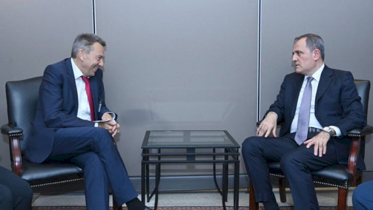    Ceyhun Bayramov Beynəlxalq Qırmızı Xaç Komitəsinin prezidenti ilə görüşdü   