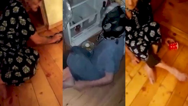    Yaşlı qadına işgəncə verən gəlin və oğul... - Video   