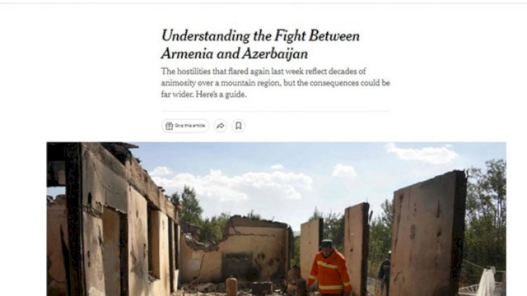    “The New York Times” sərhəddəki gərginlikdən yazdı   