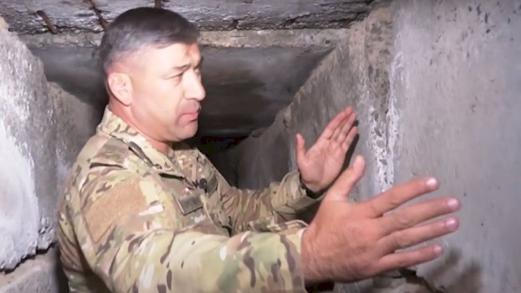    Ermənilərin Füzulidə yer altında qurduqları beton tuneldən ilk görüntülər - Video   