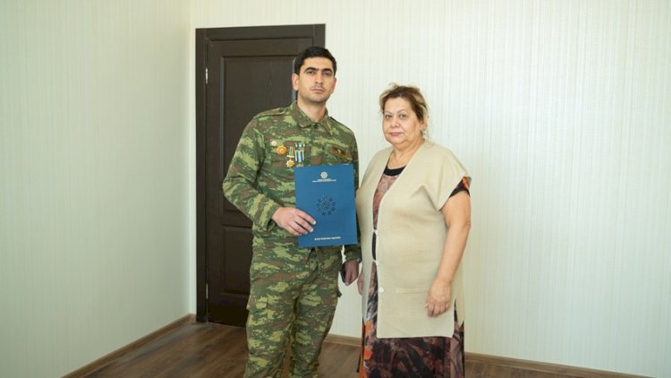    50 şəhid ailəsi və müharibə əlilinə ev verildi   