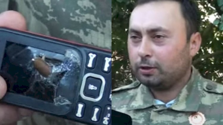    Mobil telefonu onu ölümdən xilas etdi - Video   
