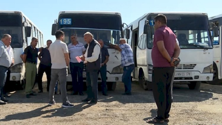    Bakıda avtobus sürücüləri sərnişinləri daşımaqdan imtina etdi   