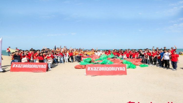    “Bakcell“in dəstəyilə “Xəzəri qoruyaq“ kampaniyası keçirildi - FOTOLAR   