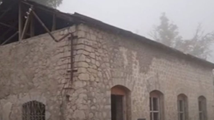    30 il erməni işğalında qalan Şuşanın Seyidli məscidindən görüntülər - Video   