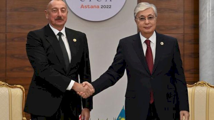    İlham Əliyev Astanada Tokayevlə görüşdü   