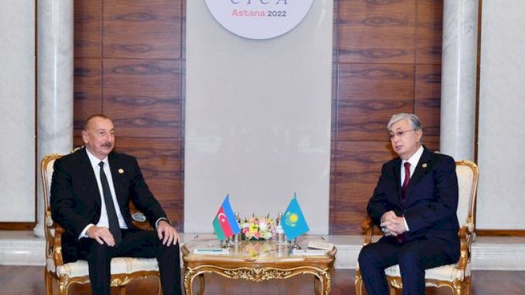    Astanada Azərbaycan və Qazaxıstan prezidentləri arasında görüş oldu   