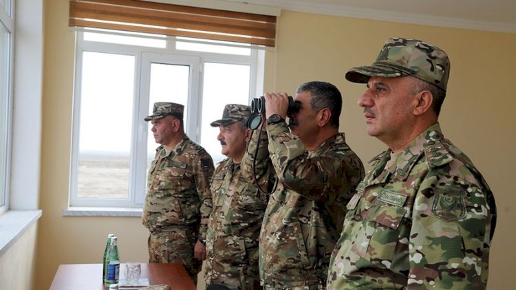    Zakir Həsənov döyüş hazırlığı üzrə məşğələləri izlədi   