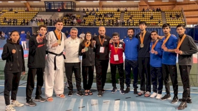    Taekvondoçularımız Niderlandda 7 medal qazandı   