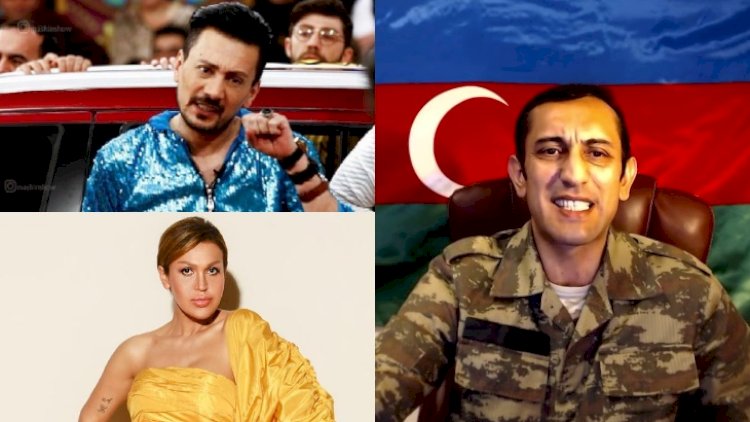    Rəqsanə ilə Sərxanın davasına Qabil də qoşuldu   - Fotofakt