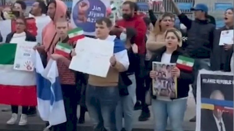    Gürcüstanda yaşayan iranlılar molla rejiminə etiraz olaraq ayağa qalxdılar   