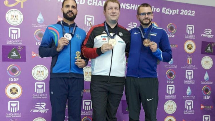    Daxili Qoşunların hərbi qulluqçusu güllə atıcılığı üzrə dünya çempionatında medal qazandı - Foto   