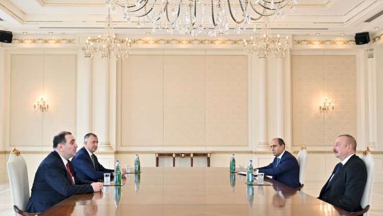    Prezident gürcüstanlı naziri qəbul etdi   