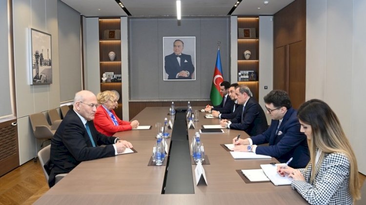    Ceyhun Bayramov BMT Baş katibinin müavini Tatyana Valovaya ilə görüşdü   